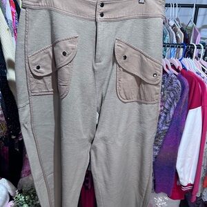 BiBi Beige Cargo Pants